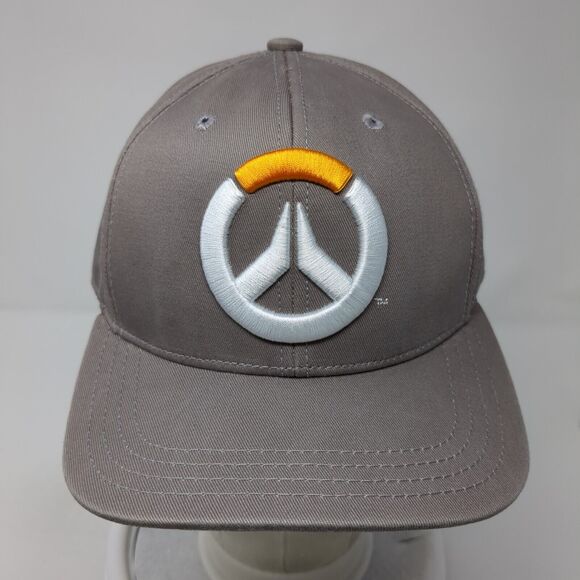 Overwatch Logo Snapback Hat Brown One Size Adjustable Blizzard Jinx - Picture 2 of 9